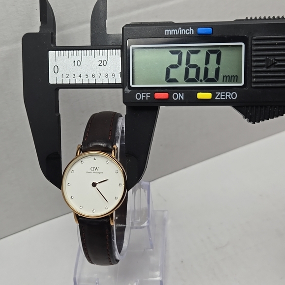 Womens Daniel Wellington Classic Watch Rose Gold Tone Leather Band New Battery - Picture 4 of 11